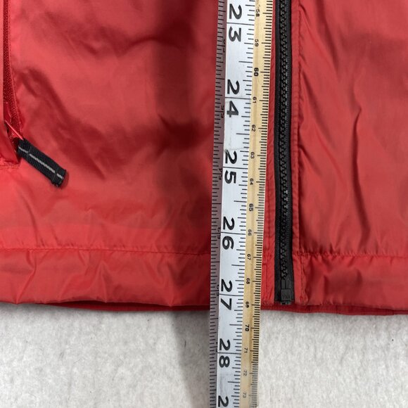 Columbia Vintage Red Hooded Windbreaker Jacket Men's Medium - Picture 7 of 10